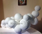Пенопластовые шары для декорирования диаметром 30см
